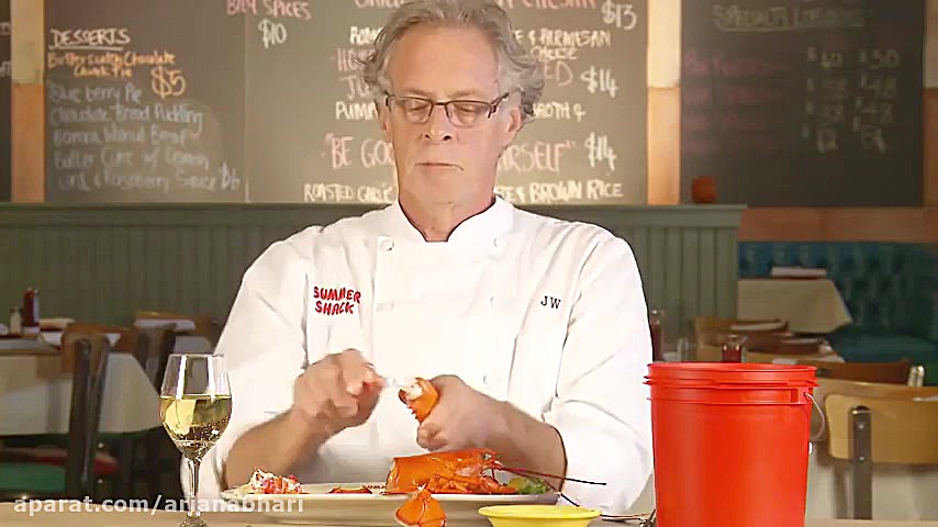 آموزش خوردن خرچنگ