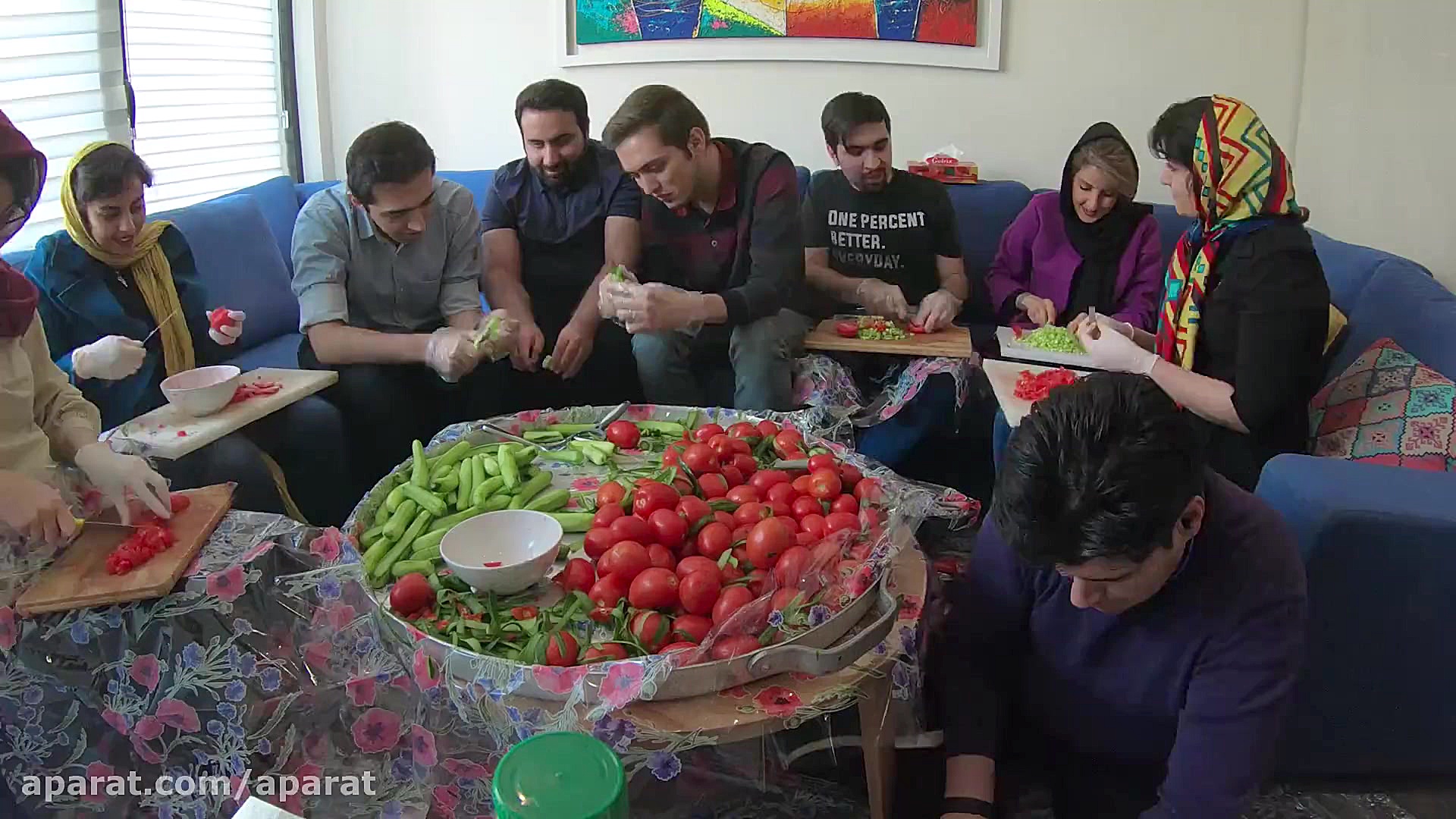 تایم لپس ناهار آخر سال بچه های...