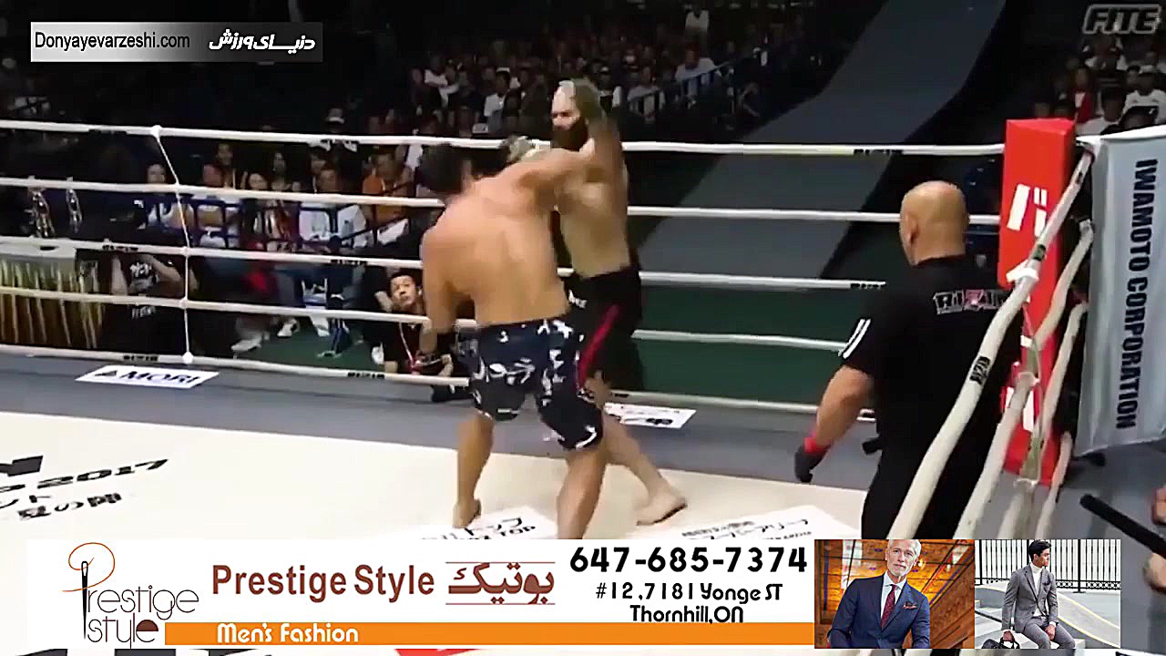 صحنه های از مبارزه های امیر عل...