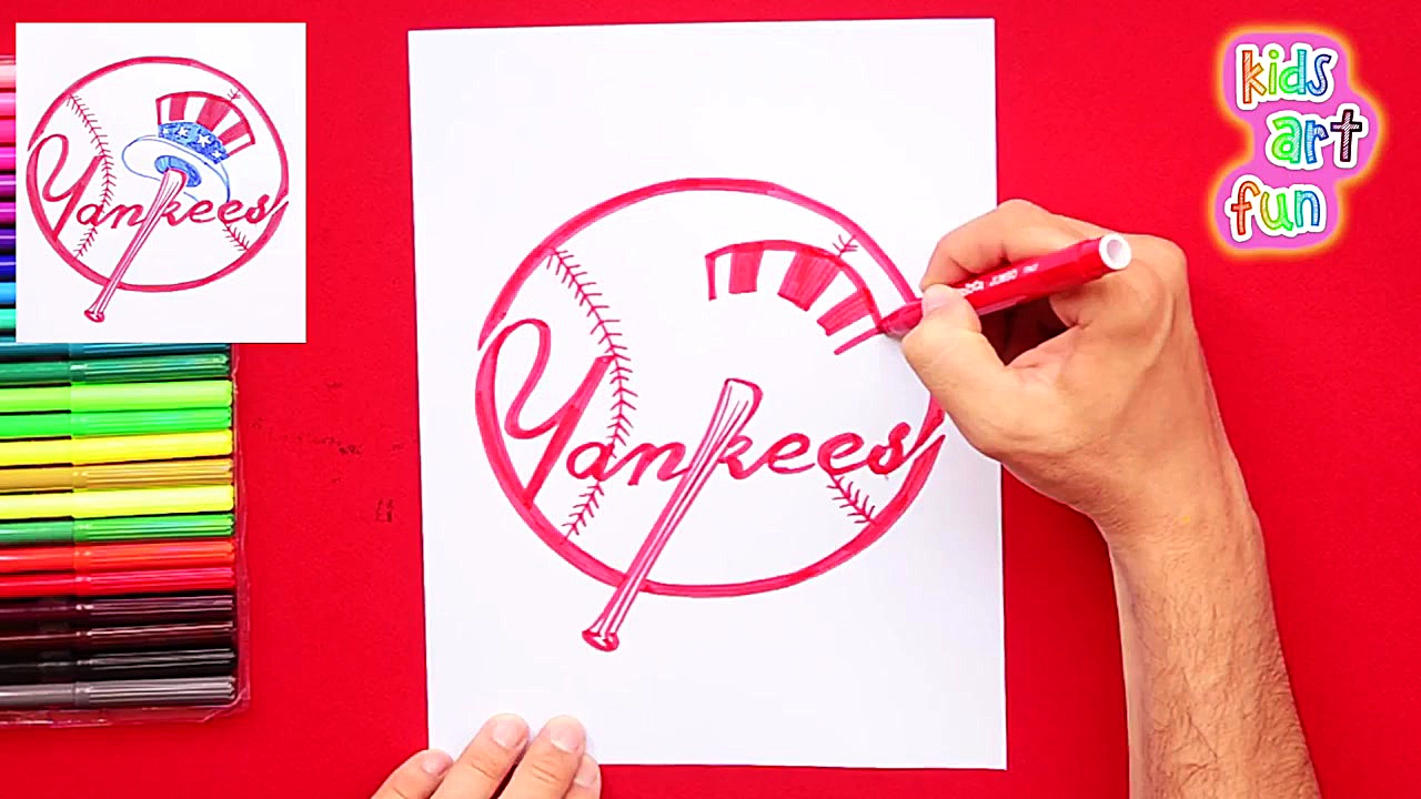 How to draw and color New York...