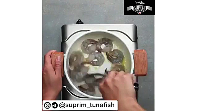 پاستای میگو و اسفناج خامه ای