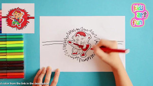 How to draw Bal Ganesh Rakhi