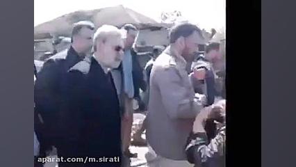 واکنش علی لاریجانی به زن سیل ز...
