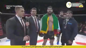 مبارزه علی اکبری در باکو