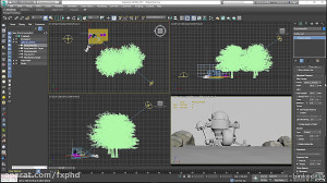 آموزش 3ds Max  تنظیم صحنه