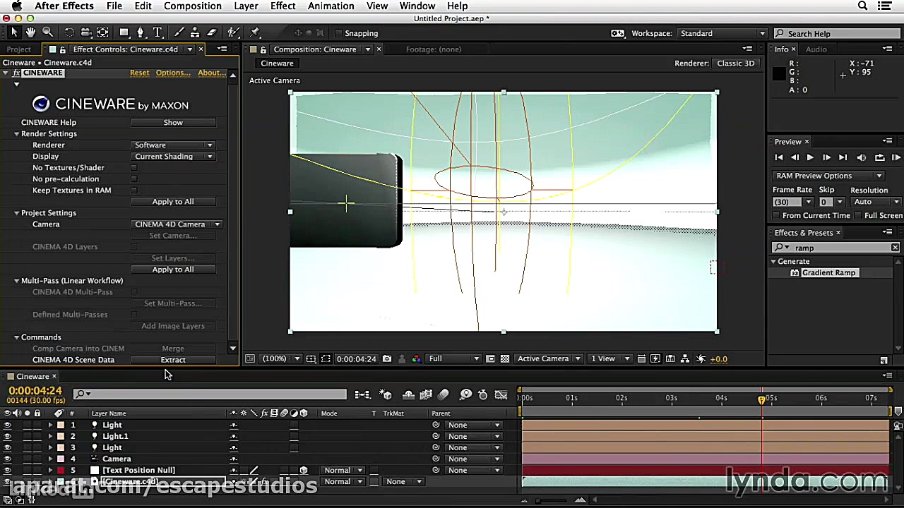 آموزش ﻿Cinema 4D  واردات فیلم...