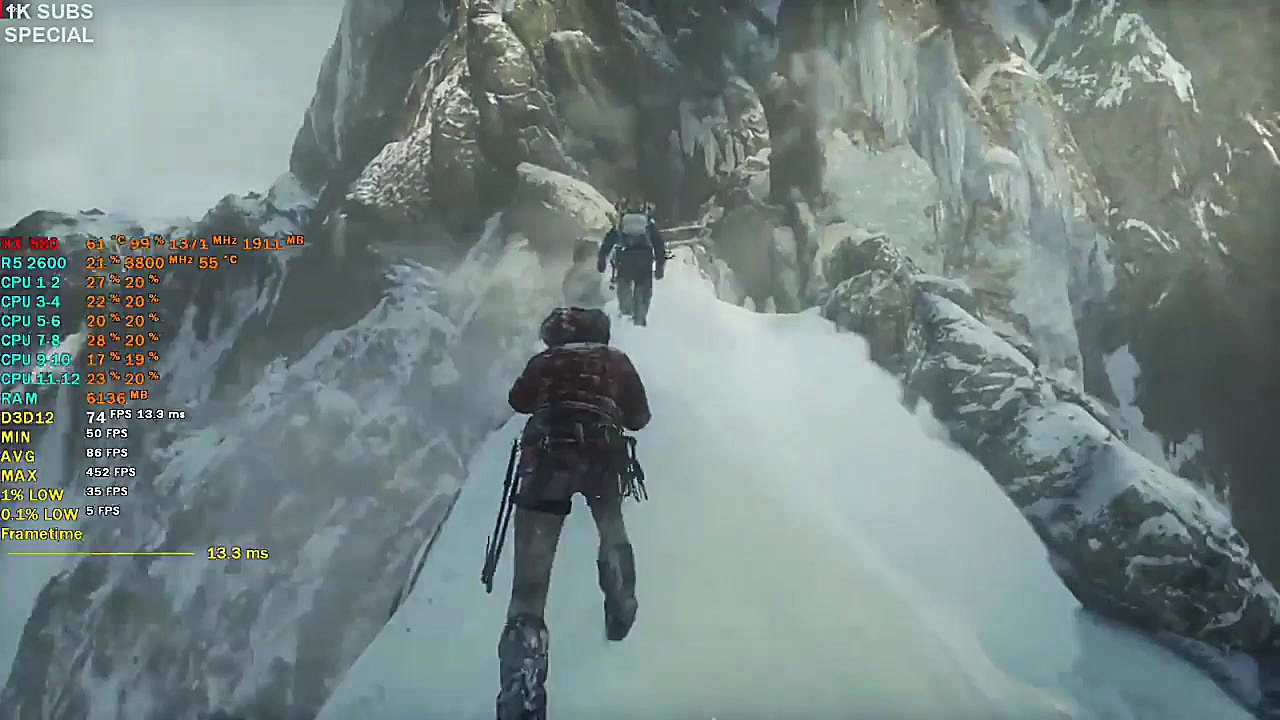 فریم ریت بازی ها RX 580 8GB  R...