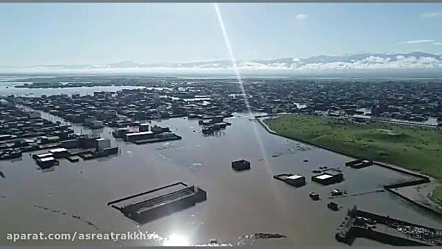 میزان خروجی آب از محل های انفج...