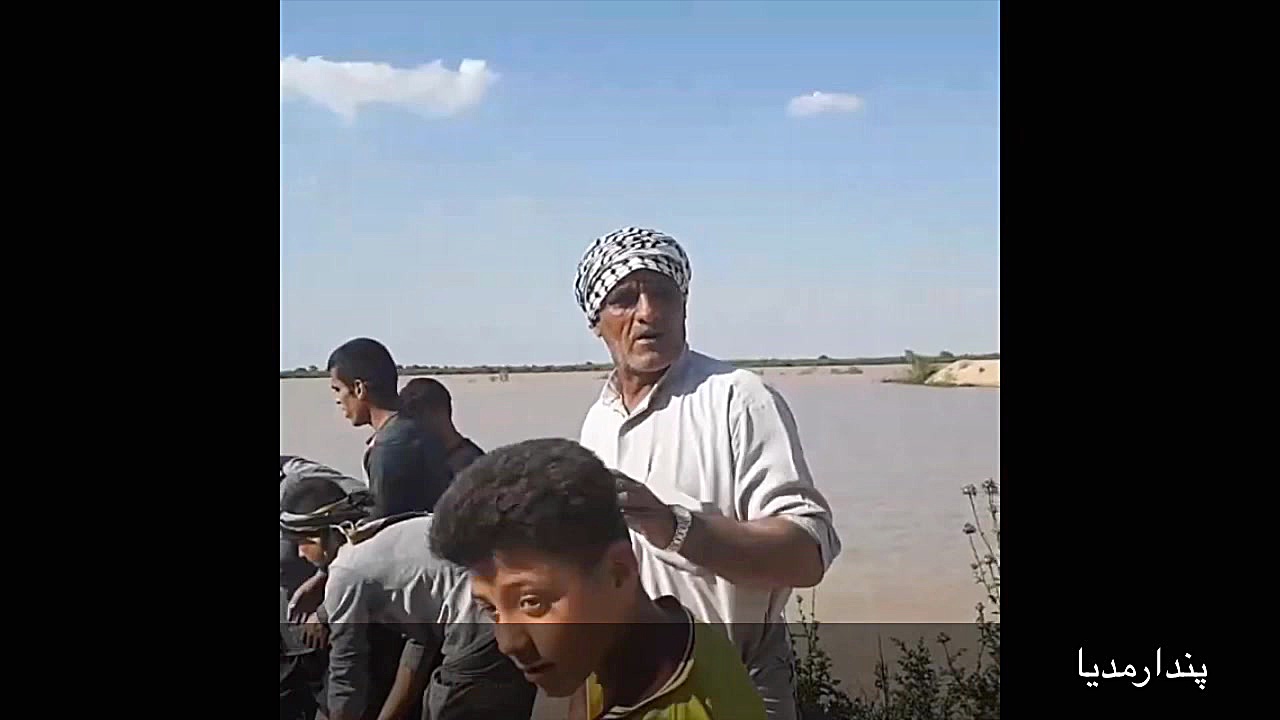 روستای غزاویه در معرض سیل