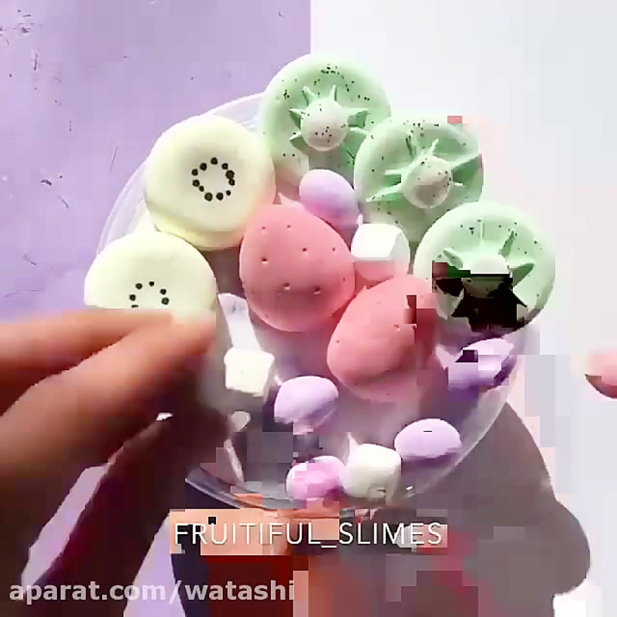 اسلایم میوه ای کپی به شرط دنبا...