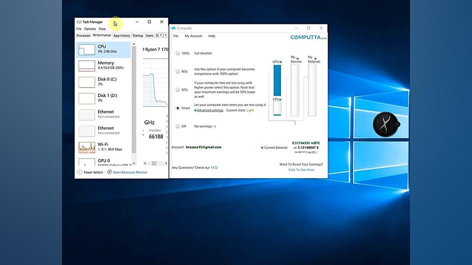 استخراج بیت کوین با پردازنده R...