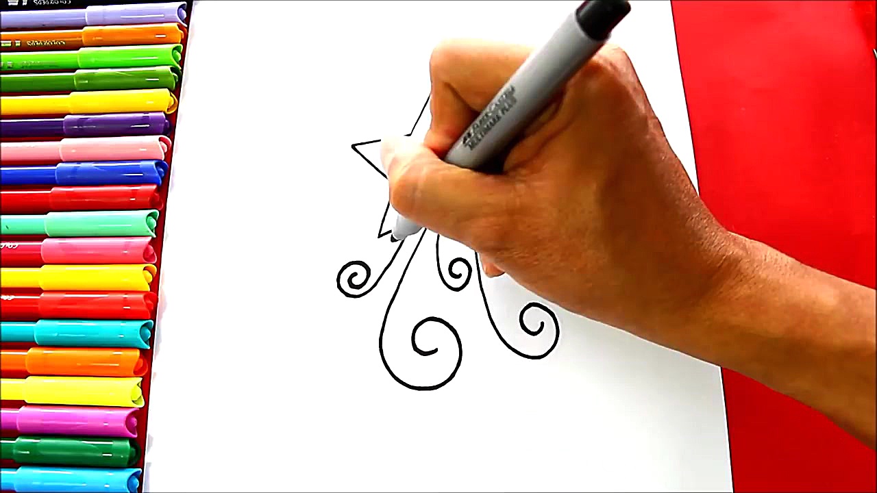 How to draw a Christmas Star
