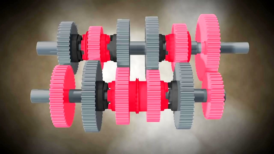 How a Motorcycle Transmission Works! (Animation)