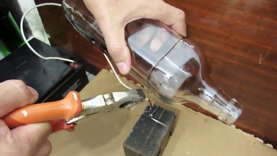 Glass Bottle Cutter With 12V Battery