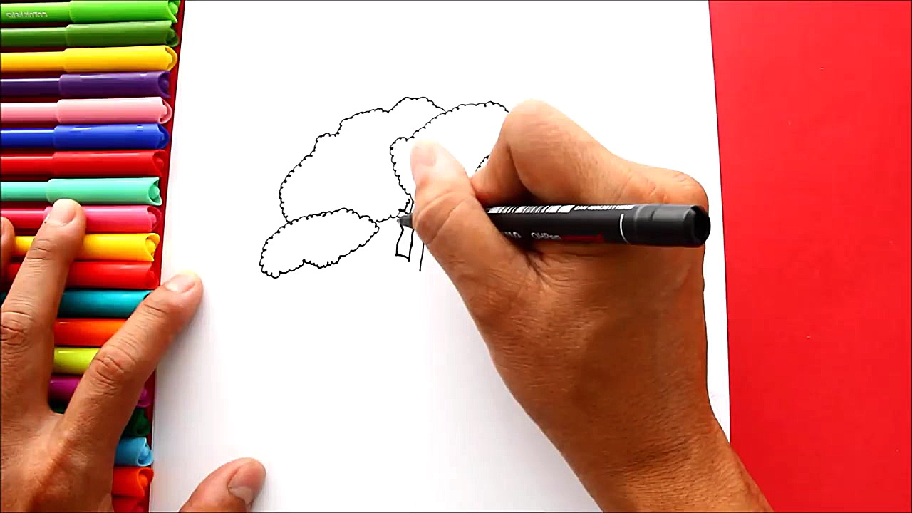 How to draw a Tree easy!