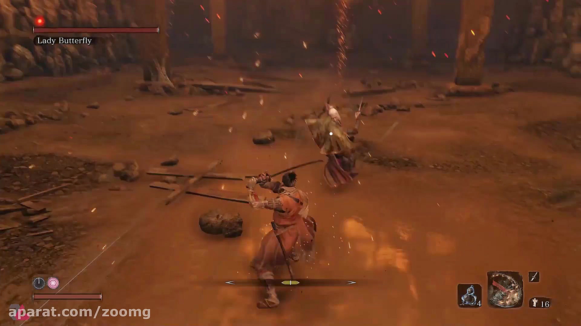 باس فایت لیدی باترفلای بازی Se...