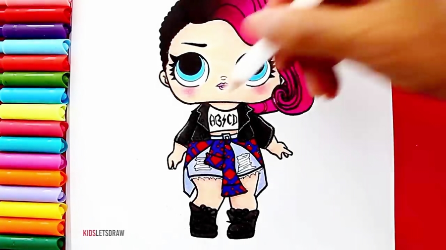 How to Draw Rocker Doll