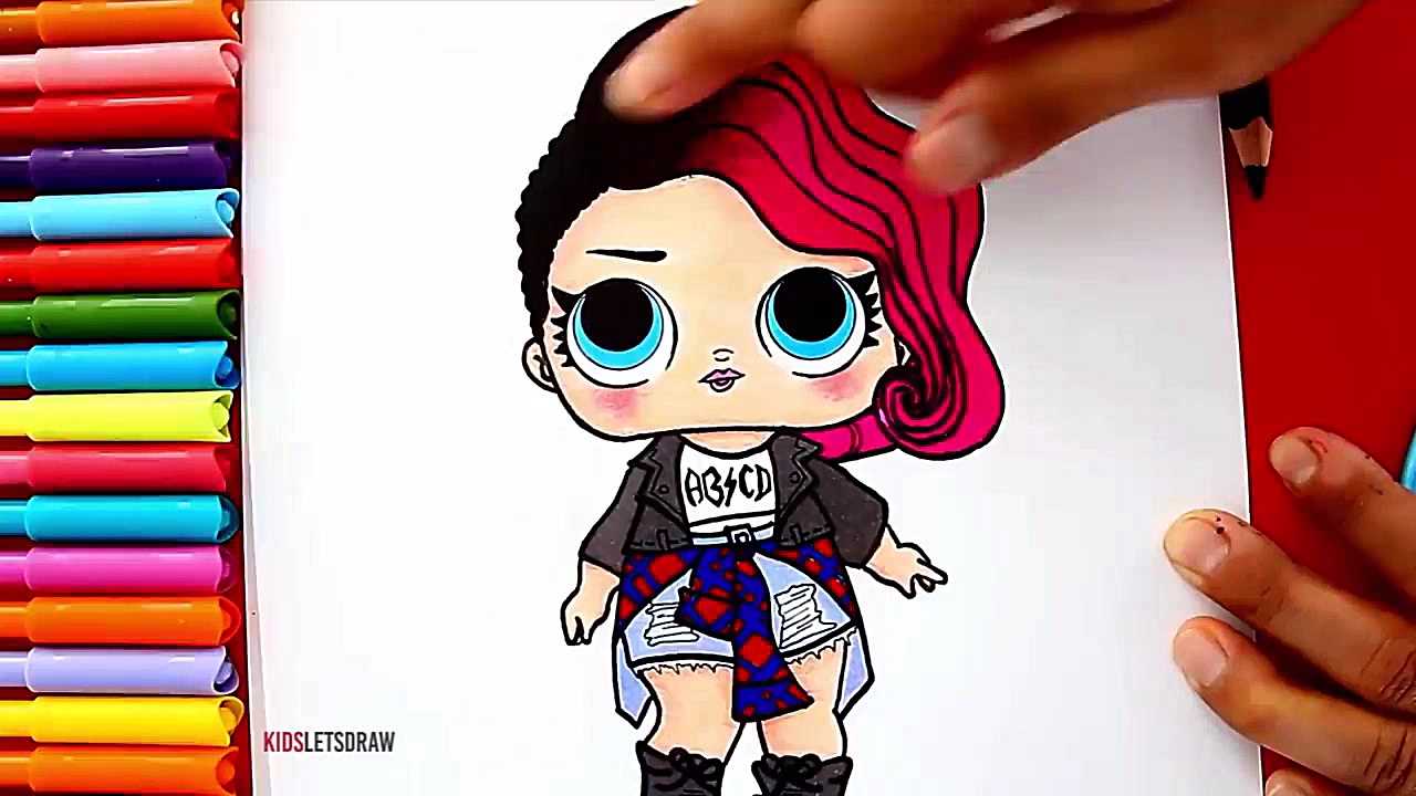How to Draw Rocker Doll