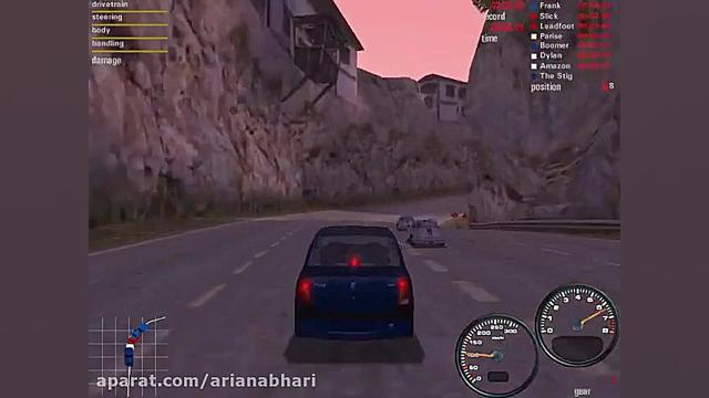 گیم پلی درگ پورشه با رنو لوگان