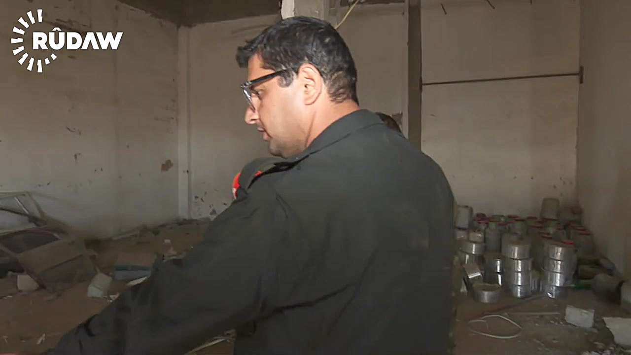 کشف کارگاه بمب سازی داعش در من...