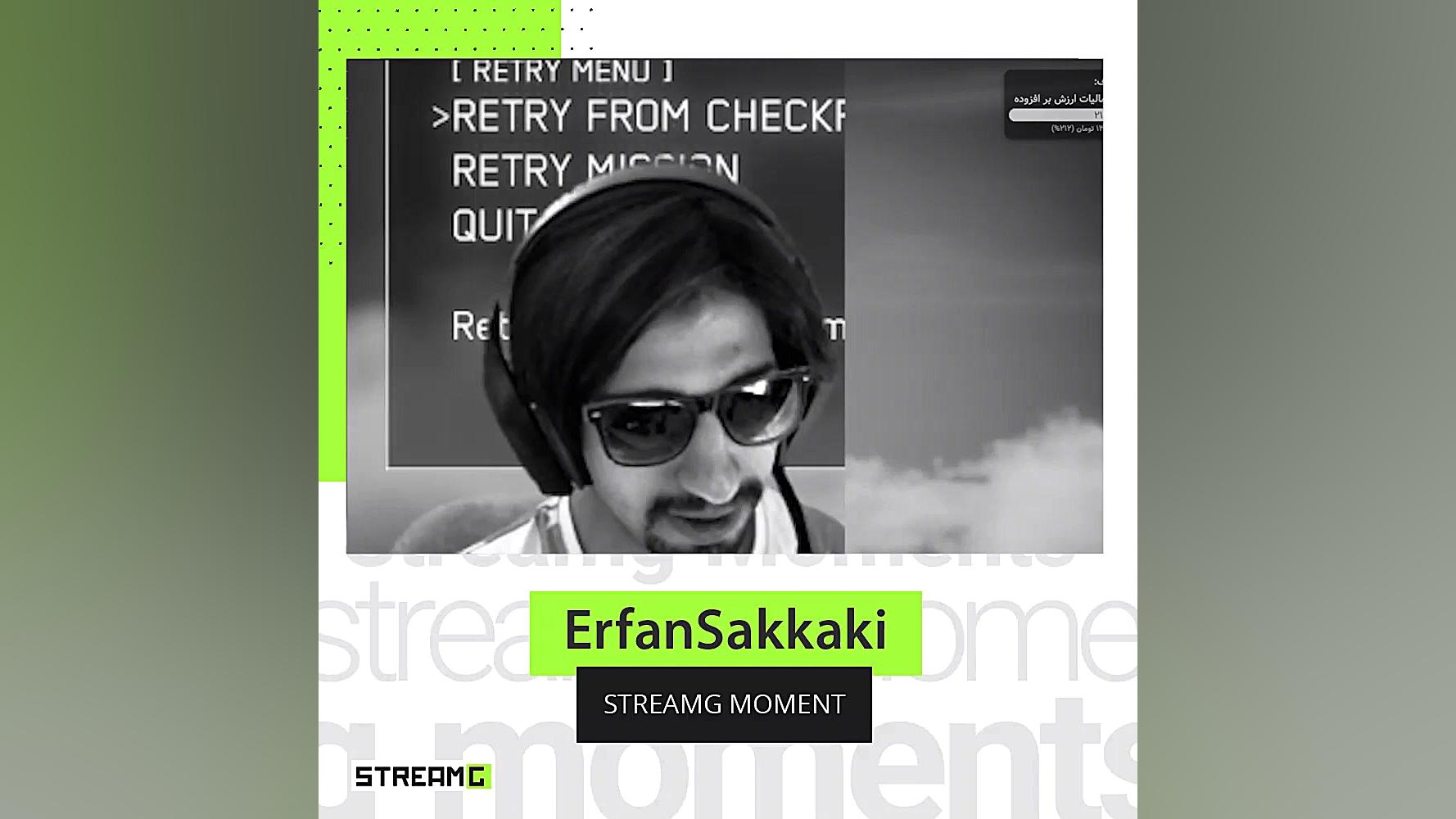 یکی از لحظه های جالب استریم عر...