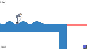 گیم پلی بازی O o HAPPY WHELLS!...