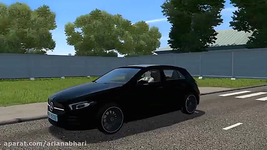 گیم پلی City Car Driving  مرسد...