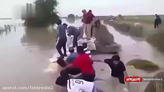 فیلم فداکاری جوانان روستای غزا...