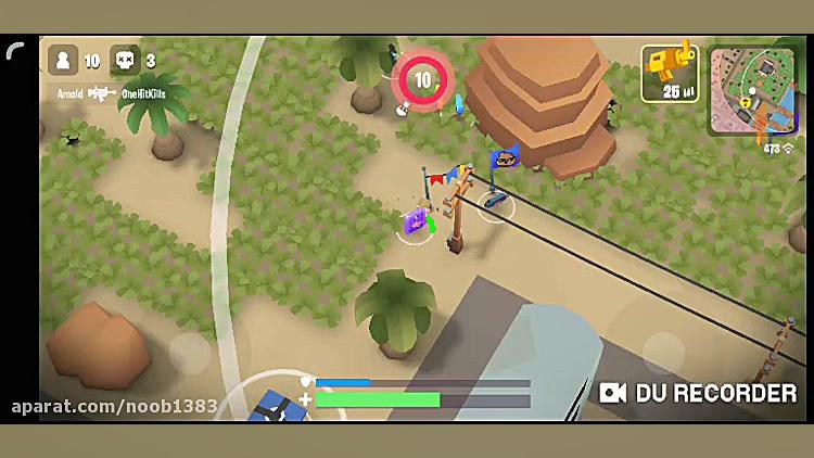 گیم پلی بازیbattle land royalق...