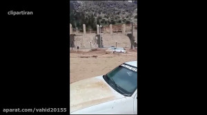 صحنه های ترسناک سیل در شیراز