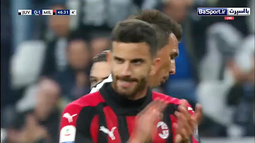 خلاصه بازی یوونتوس 2 1 آث میلا...