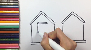 Dibujar un paisaje de playa de...