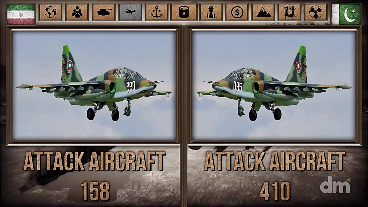 ارتش پاکستان مقابل ارتش ایران