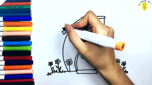 Como dibujar una casa paso a p...