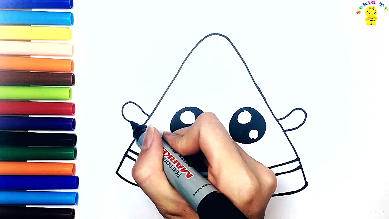 Como dibujar sandia kawaii pas...