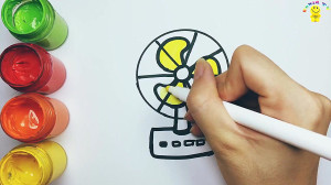 Como dibujar un ventilador pas...