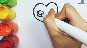 Como dibujar una piruleta kawa...