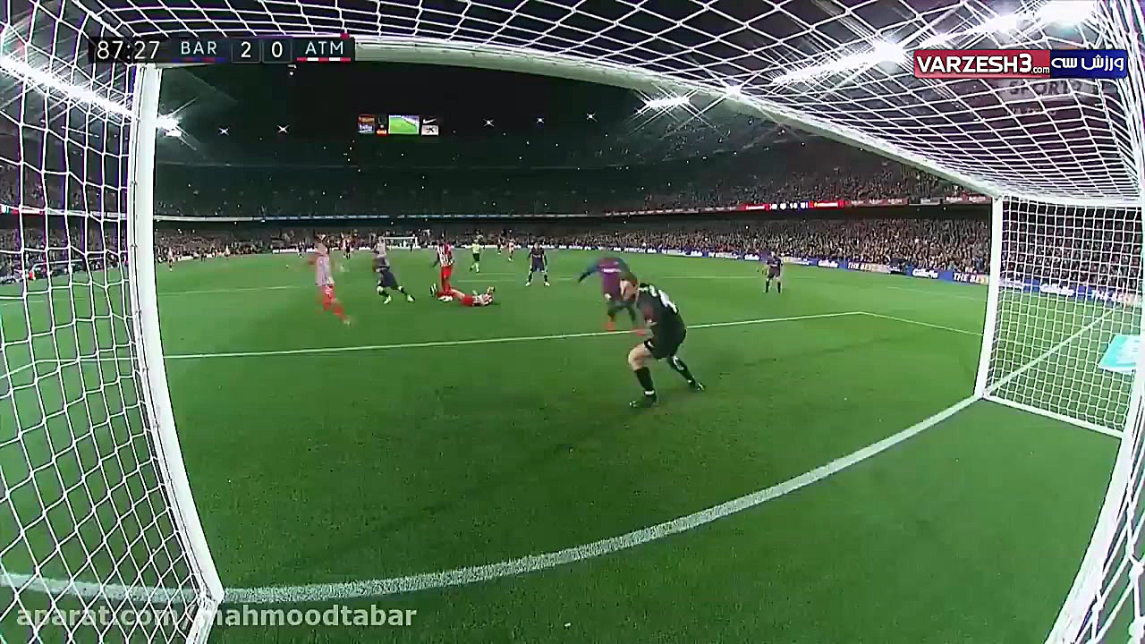 گل دوم بارسلونا به اتلتیکومادر...