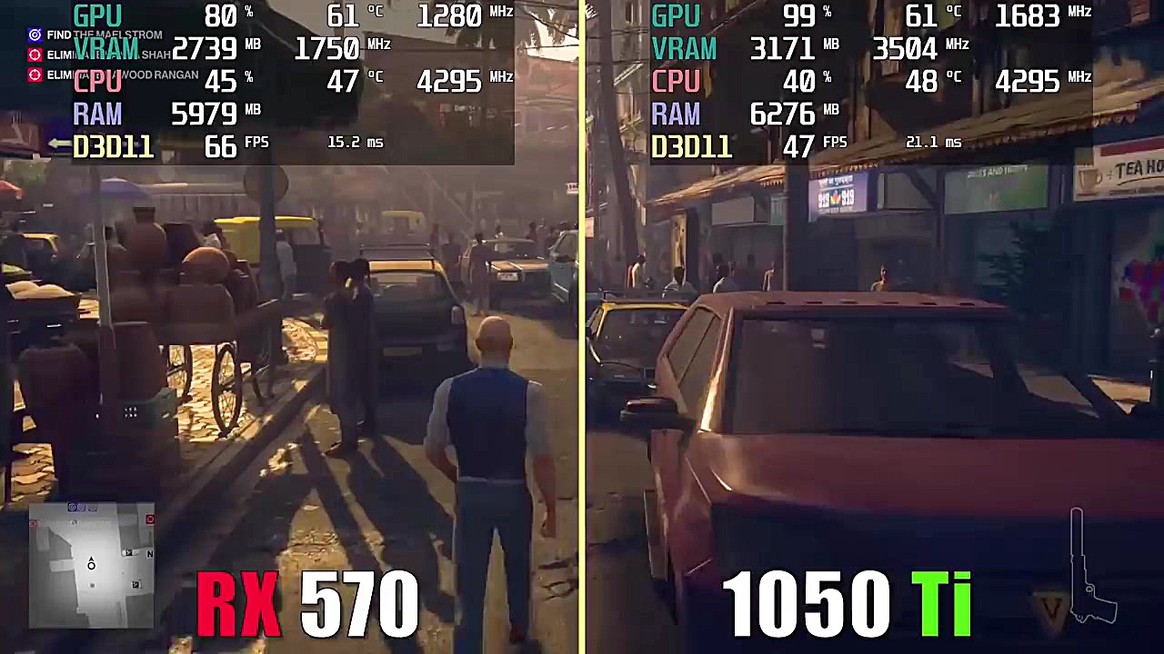 GTX 1050 Ti vs RX 570 Test in...