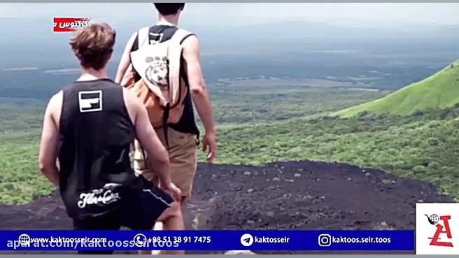 ورزشي مهيج در دامنه كوههاي آتش...