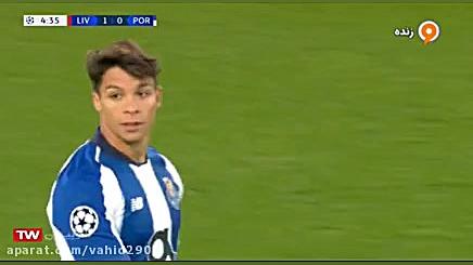 گل لول لیورپول به پورتو