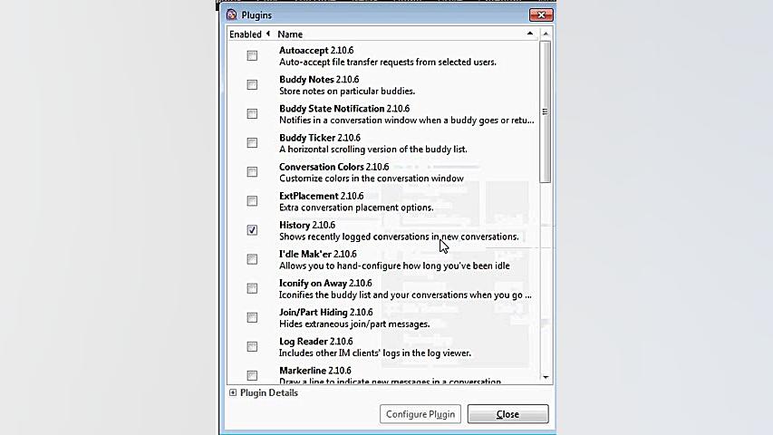 Automatically Start Pidgin on...
