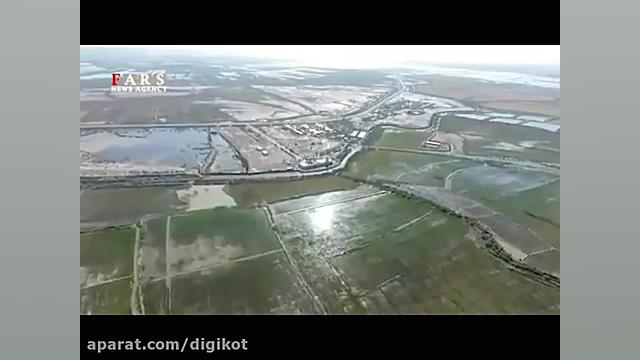 سیل بند انسانی جوانان روستای د...