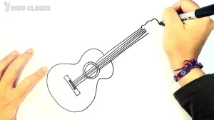 Cómo dibujar una Guitar...