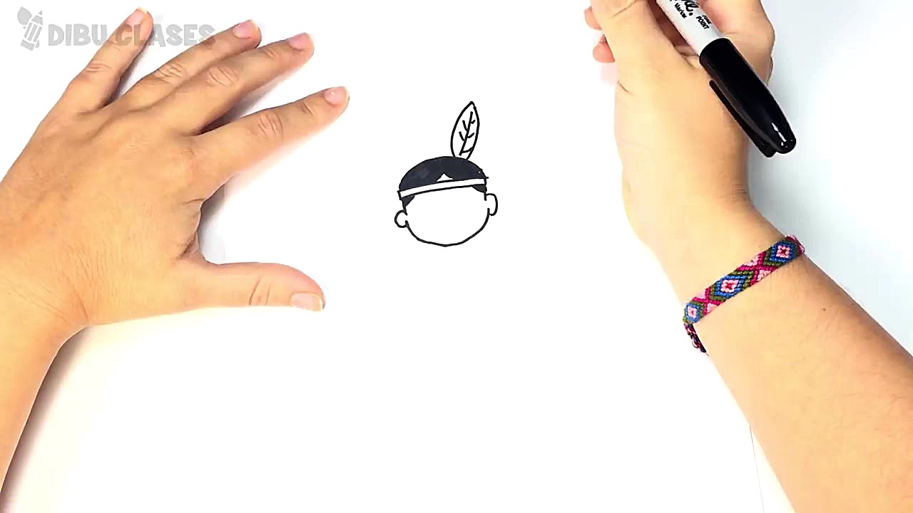 Como dibujar un Indio paso a p...