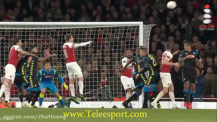 پیروزی آرسنال مقابل ناپولی در...