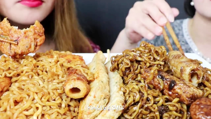 چالش غذا خوری اسمر:خورده نودل...