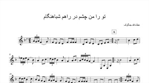 نت تو را من چشم در راهم شباهنگ...