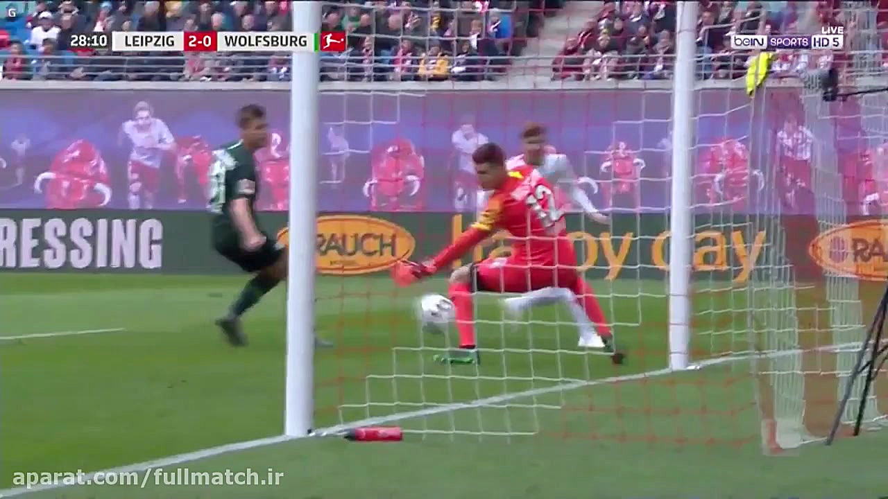 خلاصه بازی لایپزیش  ولفسبورگ...