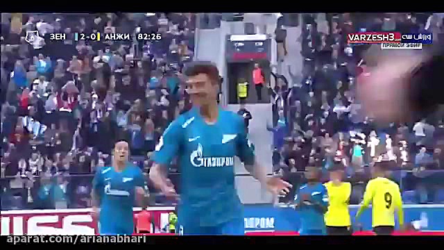 خلاصه بازی زنیت 5  آنژی 0 (درخ...